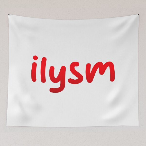 Item preview, ilysm, I Love You So Much, Red designed and sold by Memes N Lore .
