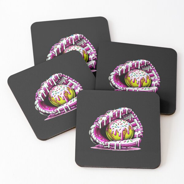 Item preview, Softball Drip Ice Cream Sprinkles Softball Glove  designed and sold by FrankIsabel.