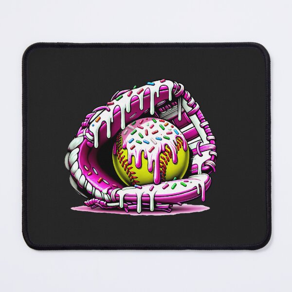 Item preview, Softball Drip Ice Cream Sprinkles Softball Glove  designed and sold by FrankIsabel.