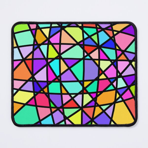 Item preview, colorful abstract geometric whisk designed and sold by krithi kreations.