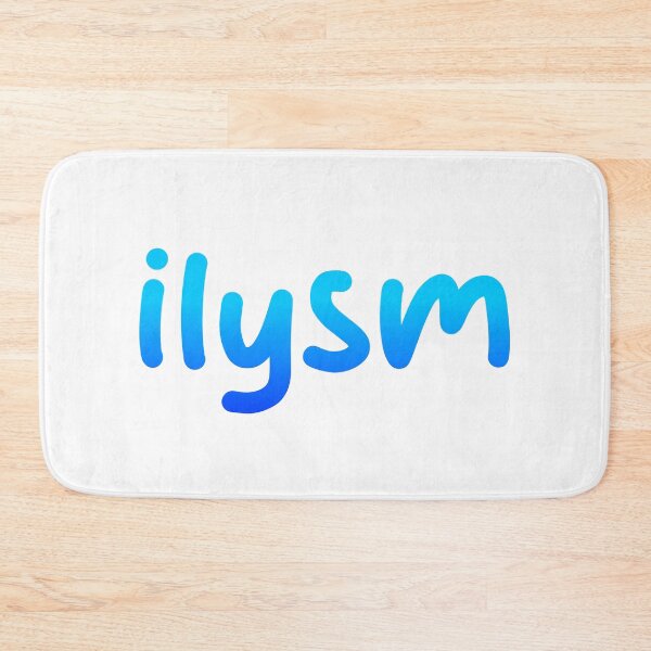 Item preview, ilysm, I Love You So Much, Blue designed and sold by Memes N Lore .
