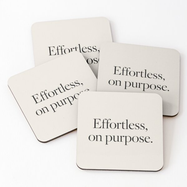 Item preview, Effortless On Purpose – Quiet Luxury Minimal Quote designed and sold by Irene Catchmind.