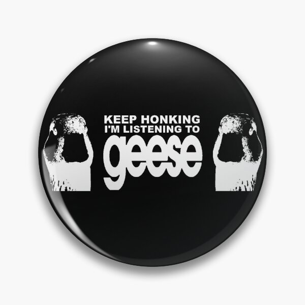 Item preview, Keep Honking! I'm Listening to Geese (White Text) designed and sold by Porkroll Egg & Cheese.