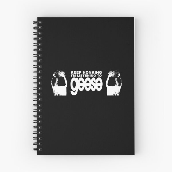 Item preview, Keep Honking! I'm Listening to Geese (White Text) designed and sold by Porkroll Egg & Cheese.