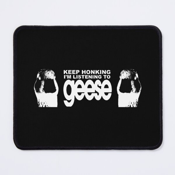 Item preview, Keep Honking! I'm Listening to Geese (White Text) designed and sold by Porkroll Egg & Cheese.