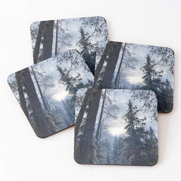 Item preview, Woods Near the Frozen Waterfalls in Finnish Lapland designed and sold by ZeroTechnique.
