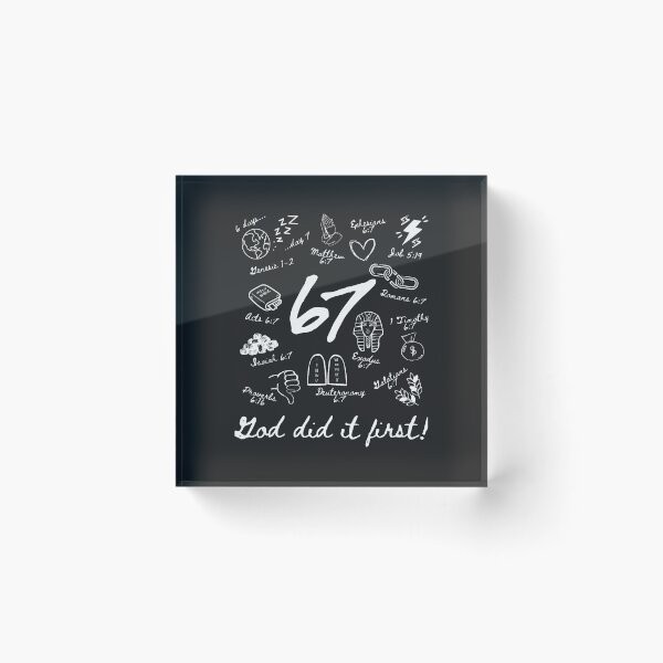 Item preview, Vintage God Did It First 67 Six Seven Meme Christian Bible  designed and sold by FrankIsabel.