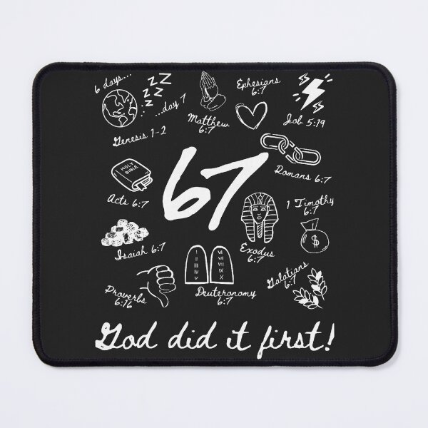 Item preview, Vintage God Did It First 67 Six Seven Meme Christian Bible designed and sold by FrankIsabel.