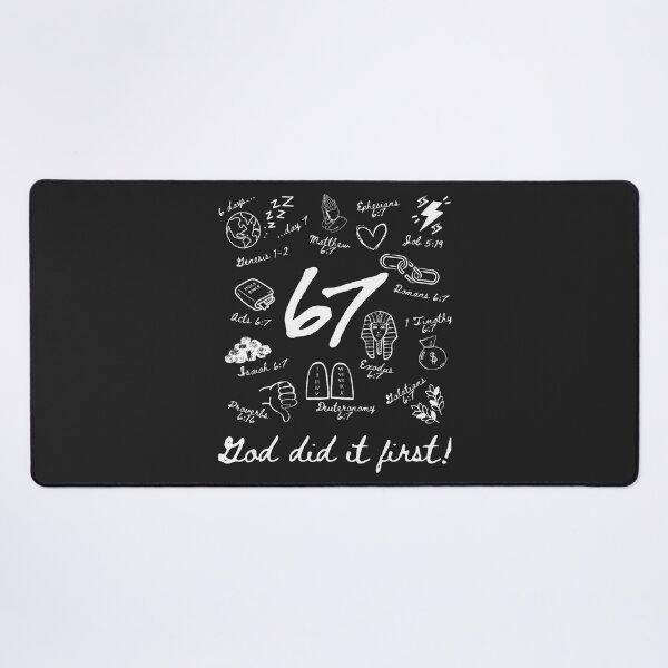 Item preview, Vintage God Did It First 67 Six Seven Meme Christian Bible designed and sold by FrankIsabel.