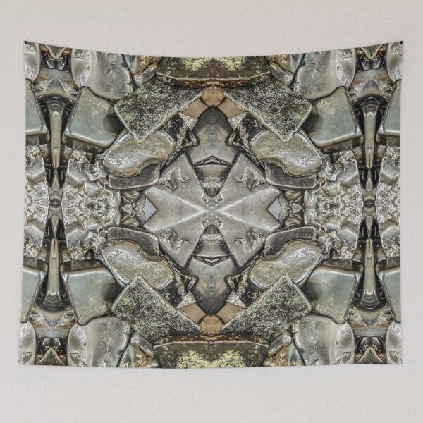 Item preview, Stone Axis – Symmetrical Rock Abstract Mandala  designed and sold by aadventures.