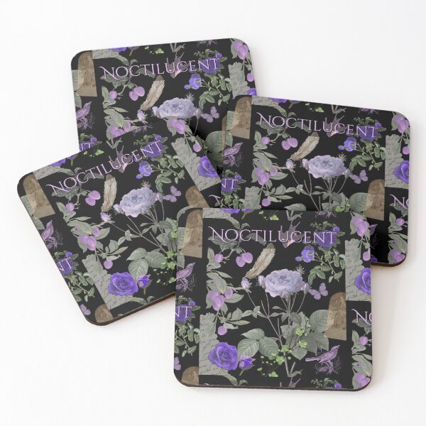 Artikelvorschau, Nachtleuchtende Blumen und Rosen – Dark Academia Design entworfen und verkauft von EarthArtDesigns.