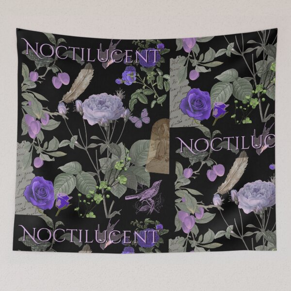 Item preview, Noctilucent Floral & Roses Dark Academia Design designed and sold by EarthArtDesigns.