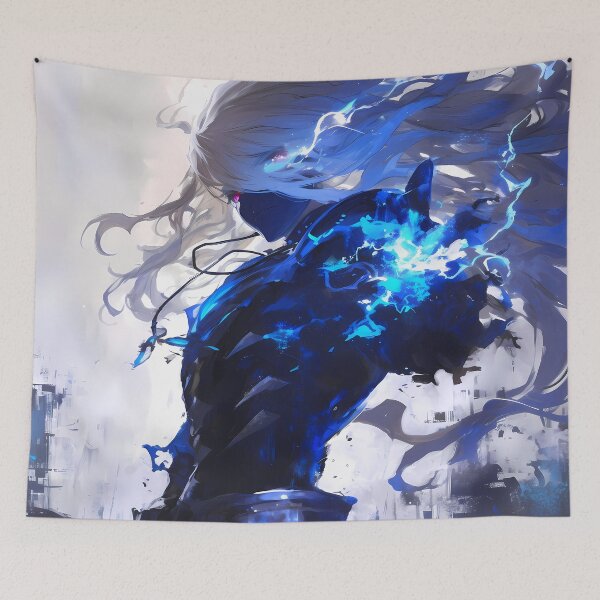 Item preview, Accelerator A Certain Scientific Railgun Anime Dark Blue Chaos Power Surge designed and sold by Tokyonomad.