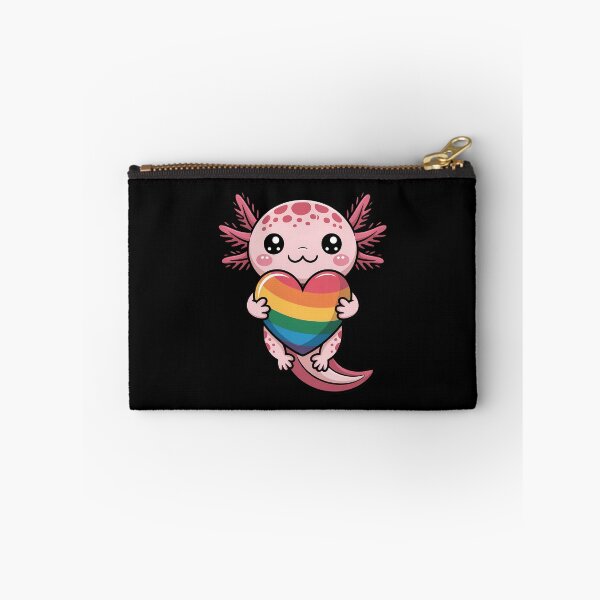 Item preview, Gay Pride Axolotl Heart Rainbow Flag LGBT designed and sold by EllenJast.