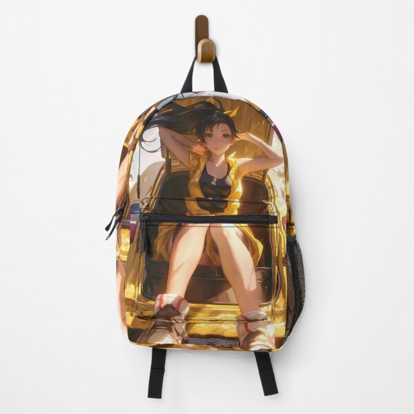 Item preview, Karen Araragi Bakemonogatari Anime Girl Waifu Yellow Car Summer Energy designed and sold by Tokyonomad.