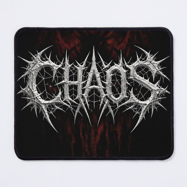 Item preview, Chaos Dark Metal Logo designed and sold by Natureframe Studio.