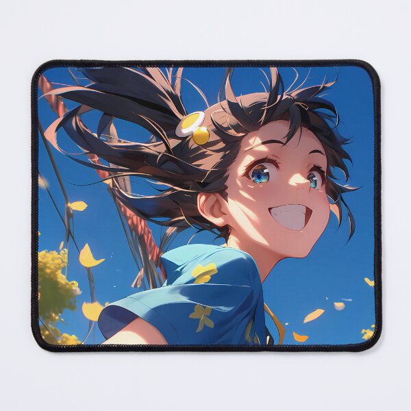 Item preview, Tsukihi Araragi Bakemonogatari Anime Girl Waifu Bright Leaves Joyful Street designed and sold by Tokyonomad.