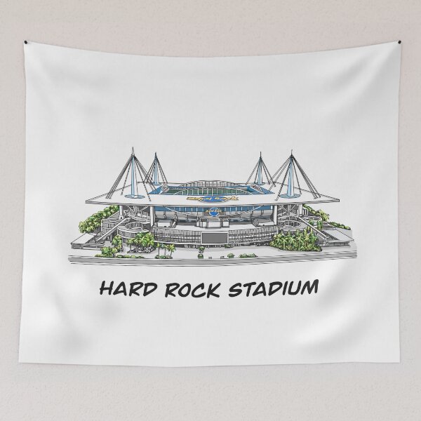 Item preview, Drawing/Sketching Hard Rock Stadium designed and sold by GaalArt.