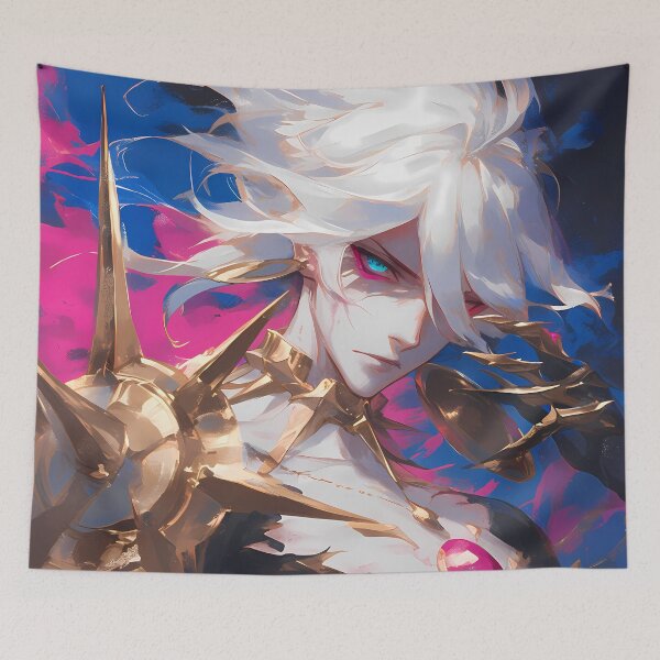 Item preview, Karna Red Lancer Fate Grand Order Game Anime Fierce Gold Flame Power designed and sold by Tokyonomad.