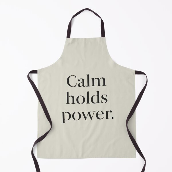 Item preview, Calm Holds Power – Minimal Confidence Quote designed and sold by Irene Catchmind.