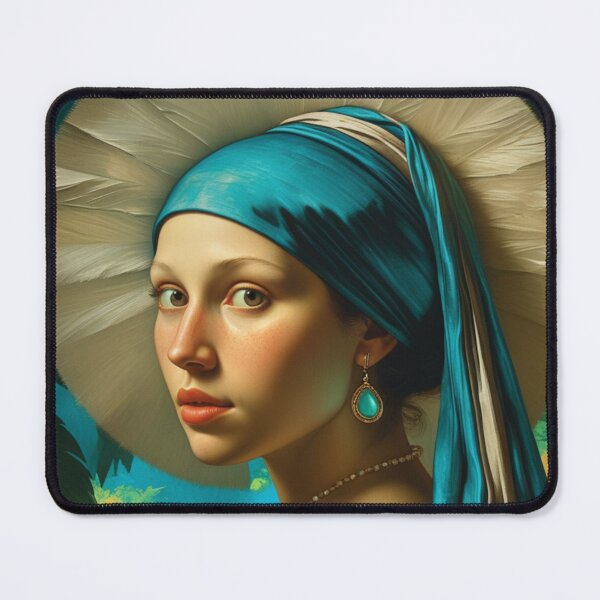 Item preview, The Girl With the Cloud Halo | Mythpunk Portrait | Alt Hist Art History designed and sold by TheOuroborean.