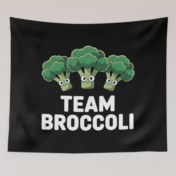 Item preview, Team Broccoli Vegetarian Plant Based Vegan Broccoli Lovers designed and sold by EllenJast.