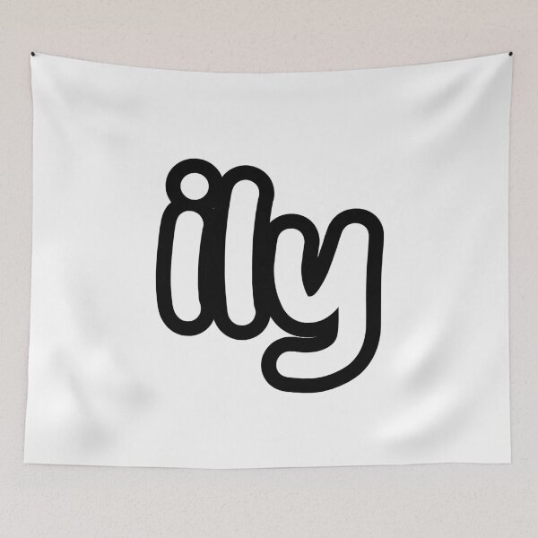 Item preview, ily, I Love You, Outline designed and sold by Memes N Lore .