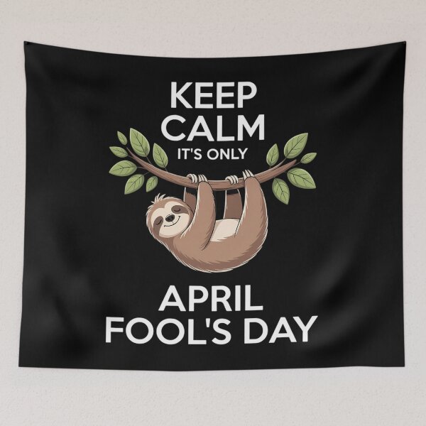 Item preview, April fools day pranks keep calm it's only April fool's day designed and sold by EllenJast.