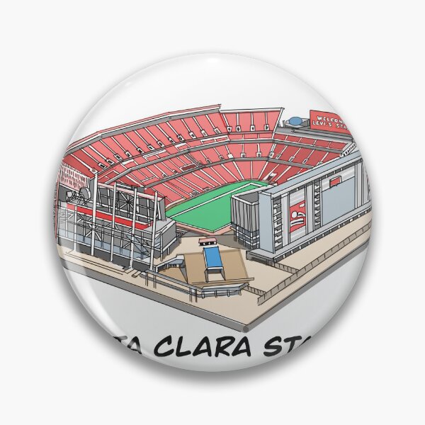 Item preview, Drawing/Sketching Santa Clara Stadium designed and sold by GaalArt.