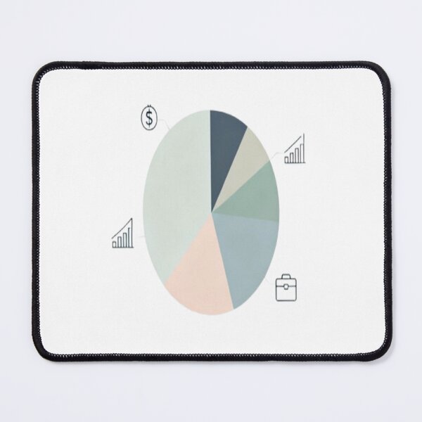 Item preview, Segmented Insight – Abstract Pie Chart with Financial Icons designed and sold by Cristhian Almanza.