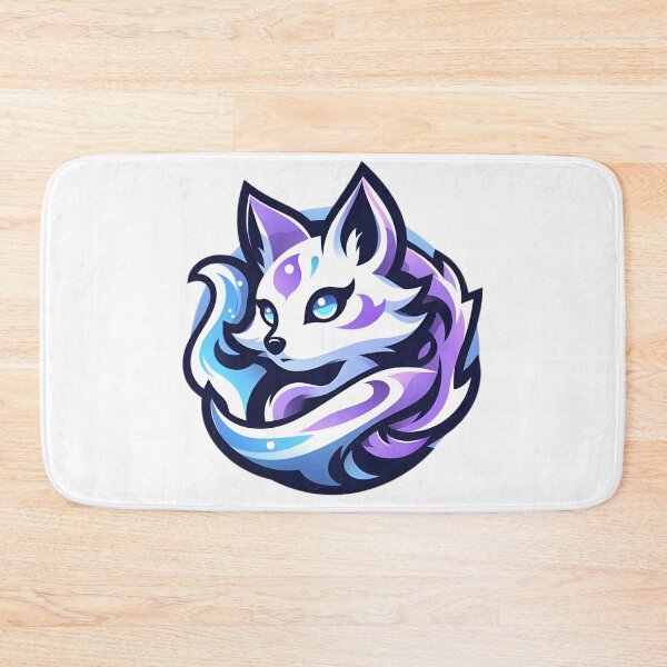 Item preview, Mystic Kitsune Spirit | Neon Fox Fantasy Emblem designed and sold by Dyan4.