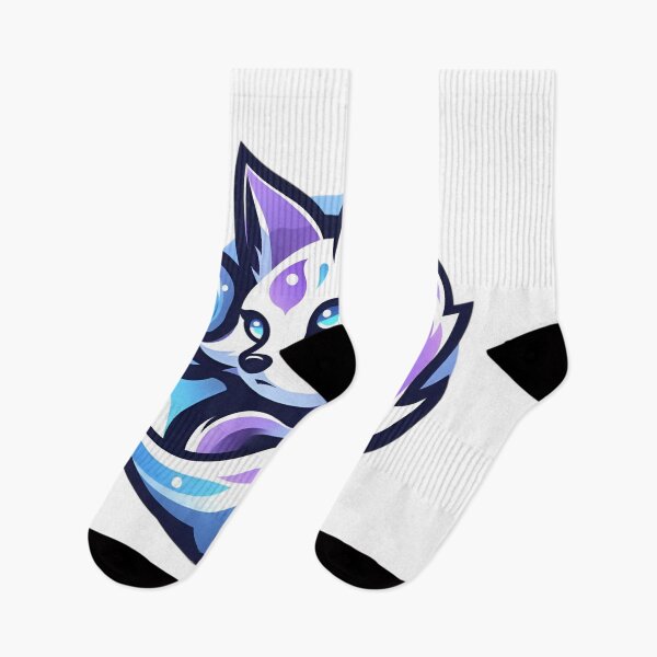 Item preview, Mystic Kitsune Spirit | Neon Fox Fantasy Emblem designed and sold by Dyan4.