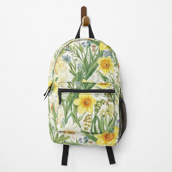 Item preview, Vintage Watercolor Daffodil & Tulip Garden designed and sold by ZyVoAli.