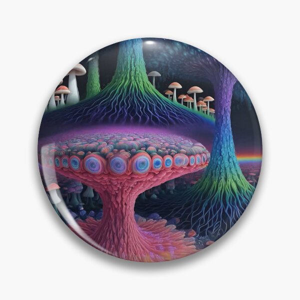 Item preview, Psychedelic Mushroom Space  designed and sold by AuroraXGreen.