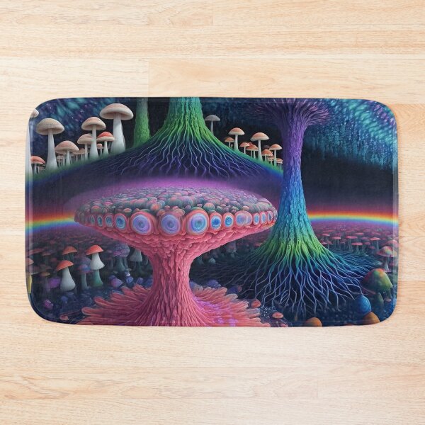 Item preview, Psychedelic Mushroom Space  designed and sold by AuroraXGreen.