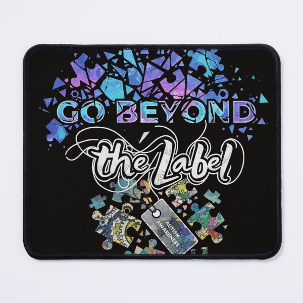 Item preview, Go Beyond the Label: Autism Acceptance Art designed and sold by Merch08 .