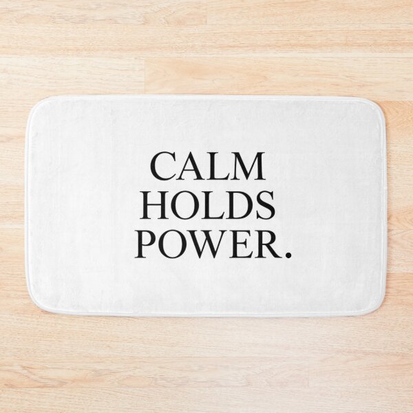 Item preview, Calm Holds Power – Minimal Confidence Quote designed and sold by Irene Catchmind.