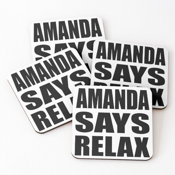 Item preview, Amanda Says Relax designed and sold by Normbot2000.