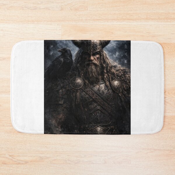 Item preview, Raven Viking Warrior – Odin’s Norse Mythology Dark Fantasy designed and sold by Zen-pattenrs.