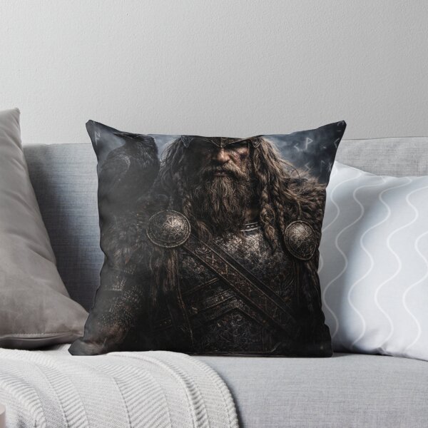 Item preview, Raven Viking Warrior – Odin’s Norse Mythology Dark Fantasy designed and sold by Zen-pattenrs.