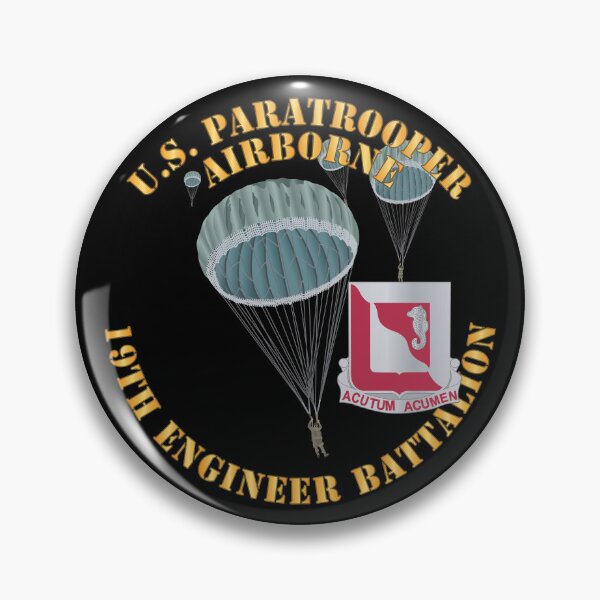 Item preview, Army - US Paratrooper - 19th Engineer Battalion X 300 designed and sold by Military Insignia Products.