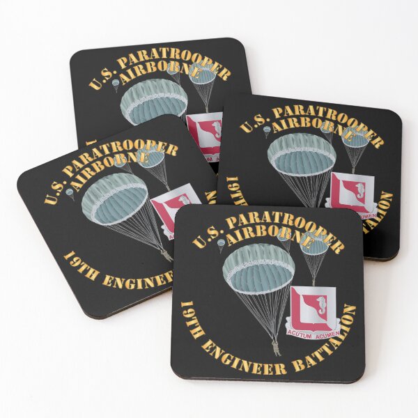 Item preview, Army - US Paratrooper - 19th Engineer Battalion X 300 designed and sold by Military Insignia Products.