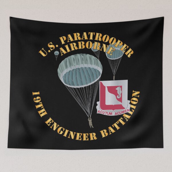 Item preview, Army - US Paratrooper - 19th Engineer Battalion X 300 designed and sold by Military Insignia Products.