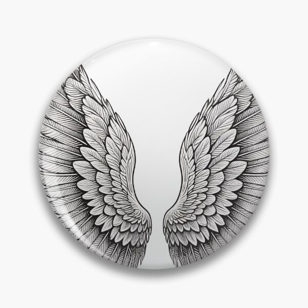 Item preview, Angel Wings Feather Illustration designed and sold by BunnyLove003.