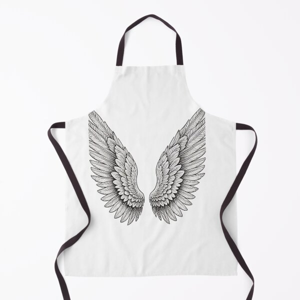 Item preview, Angel Wings Feather Illustration designed and sold by Attivibe-1.