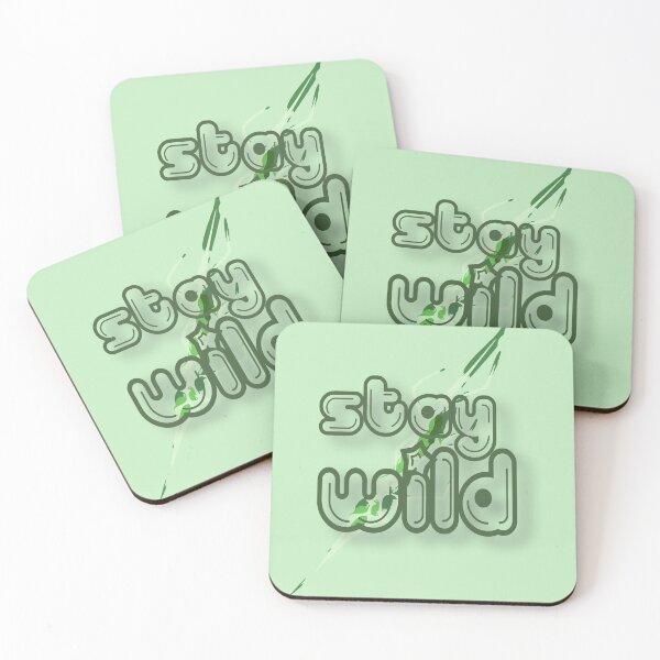 Item preview, Stay Wild – Bold Streetwise Slogan with Green Lightning Bolt designed and sold by ArtGMerch.