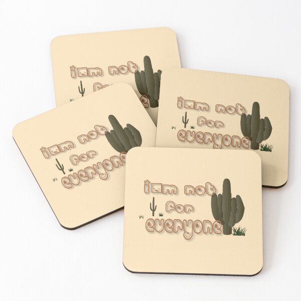 Item preview, I’m Not for Everyone – Funny Cactus Humor Slogan Design designed and sold by ArtGMerch.