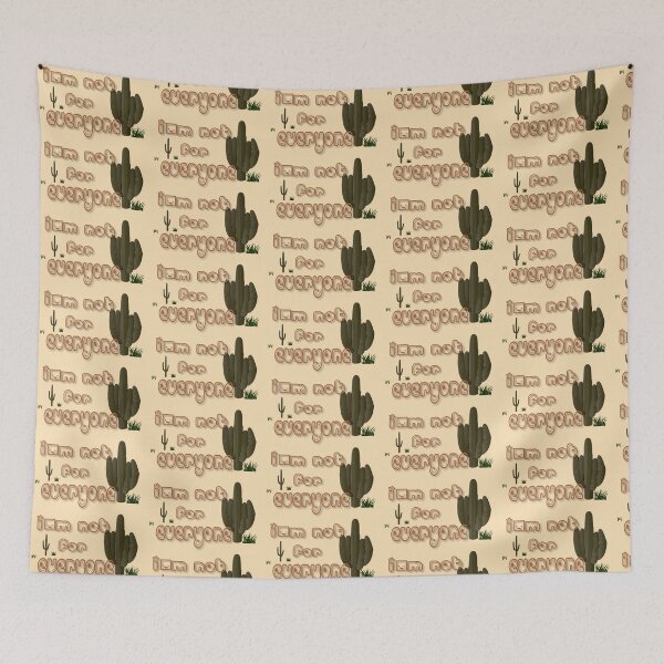 Item preview, I’m Not for Everyone – Funny Cactus Humor Slogan Design designed and sold by ArtGMerch.