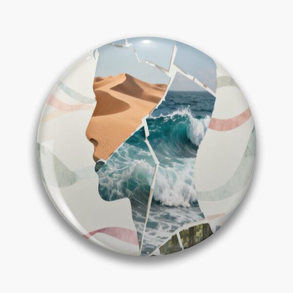 Item preview, Elemental Self – Segmented Silhouette with Nature and Cityscapes designed and sold by Cristhian Almanza.