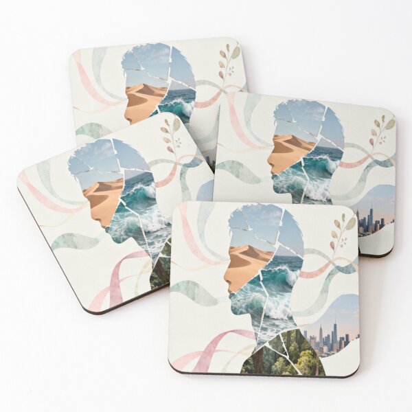 Item preview, Elemental Self – Segmented Silhouette with Nature and Cityscapes designed and sold by Cristhian Almanza.